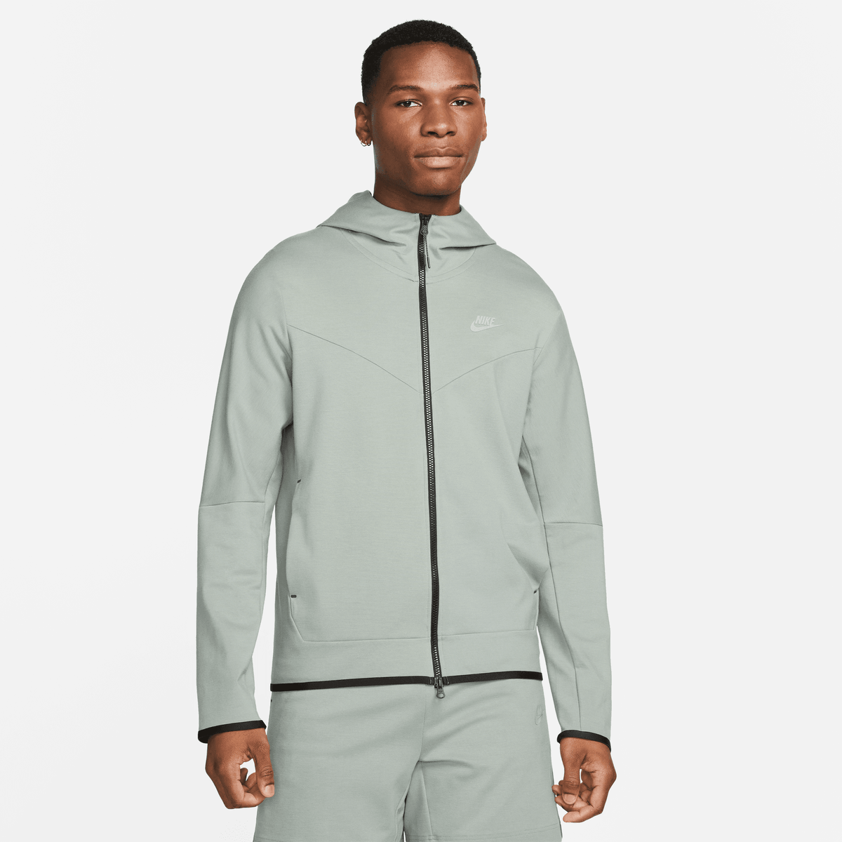 Men's Nike Sportswear Tech Fleece Lightweight Full-Zip Hoodie Sweatshi ...