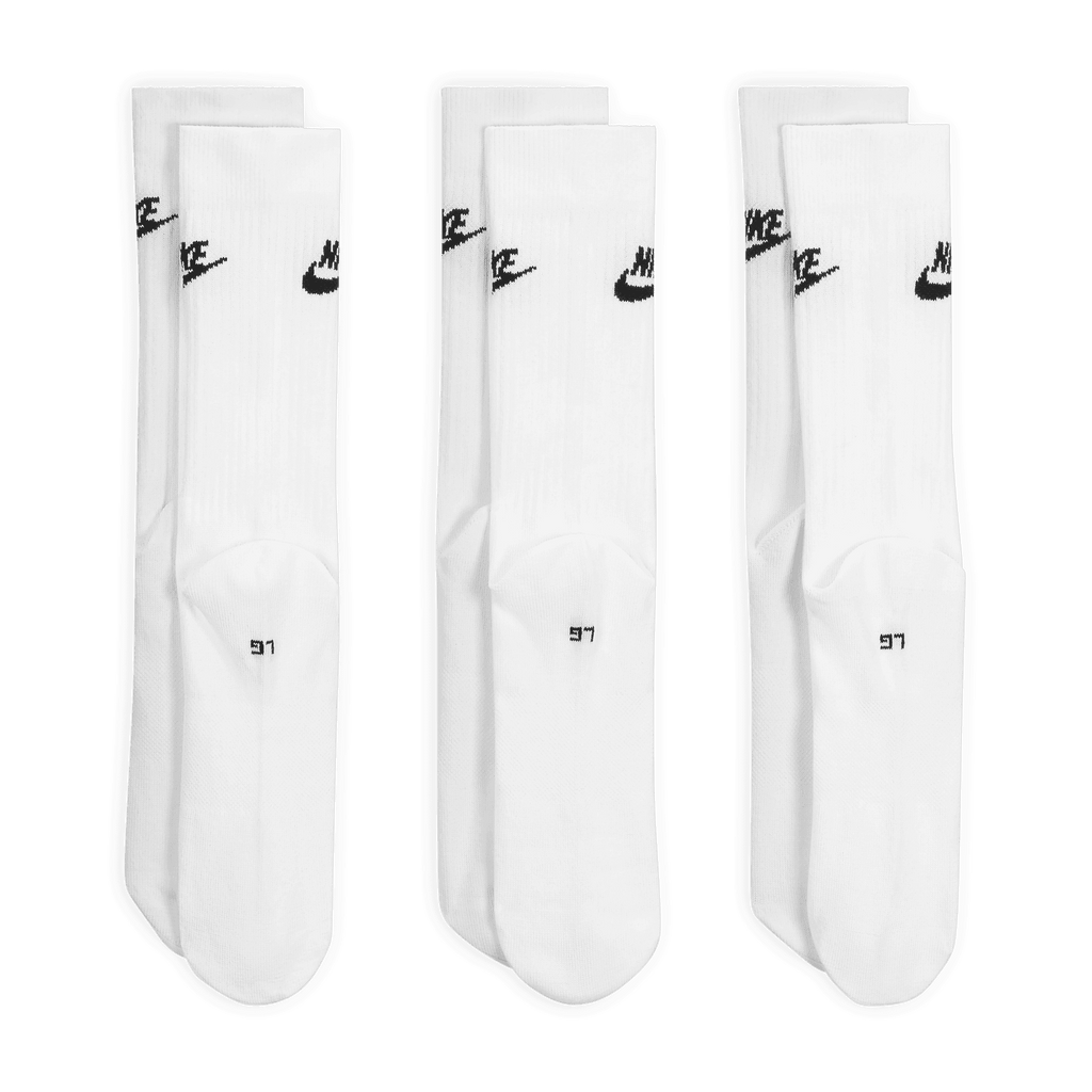 Nike Sportswear Everyday Essential Crew Socks (3 Pairs) "Unisex"