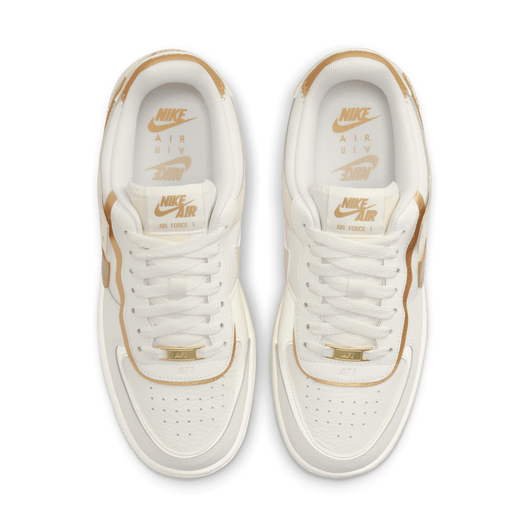 Women's Nike Air Force 1 Shadow "Sail Metallic Gold"