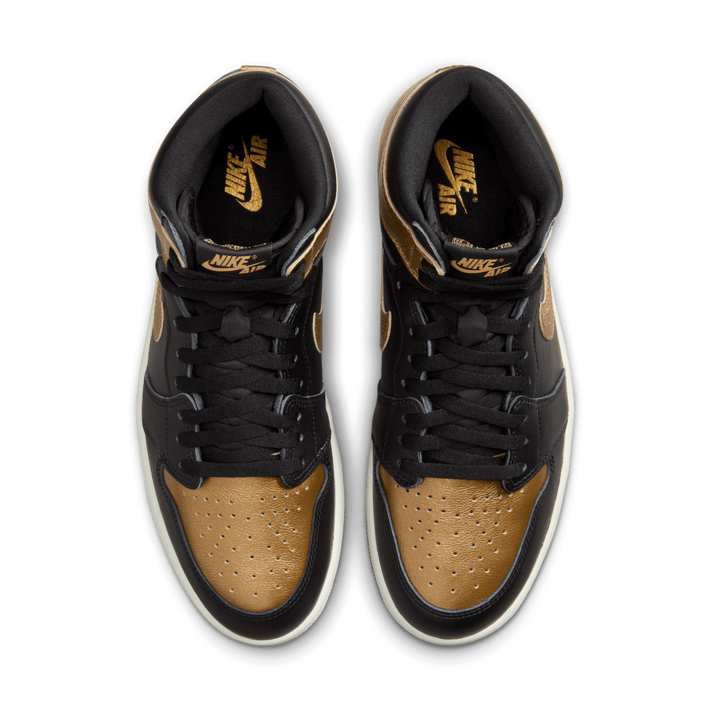 Men's Air Jordan 1 Retro High OG "Metallic Gold Black"