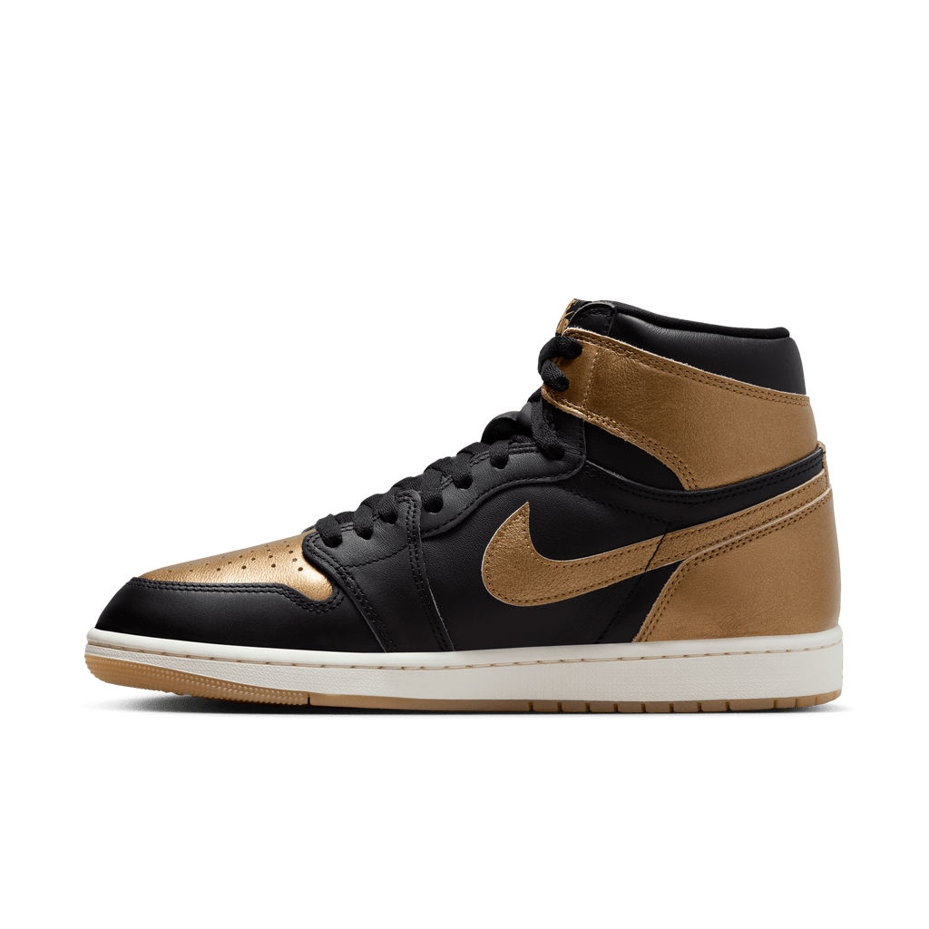 Men's Air Jordan 1 Retro High OG "Metallic Gold Black"