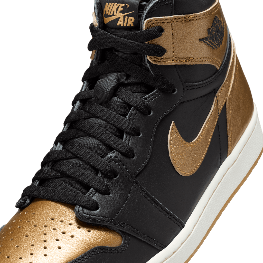 Gold and black jordan 1s deals