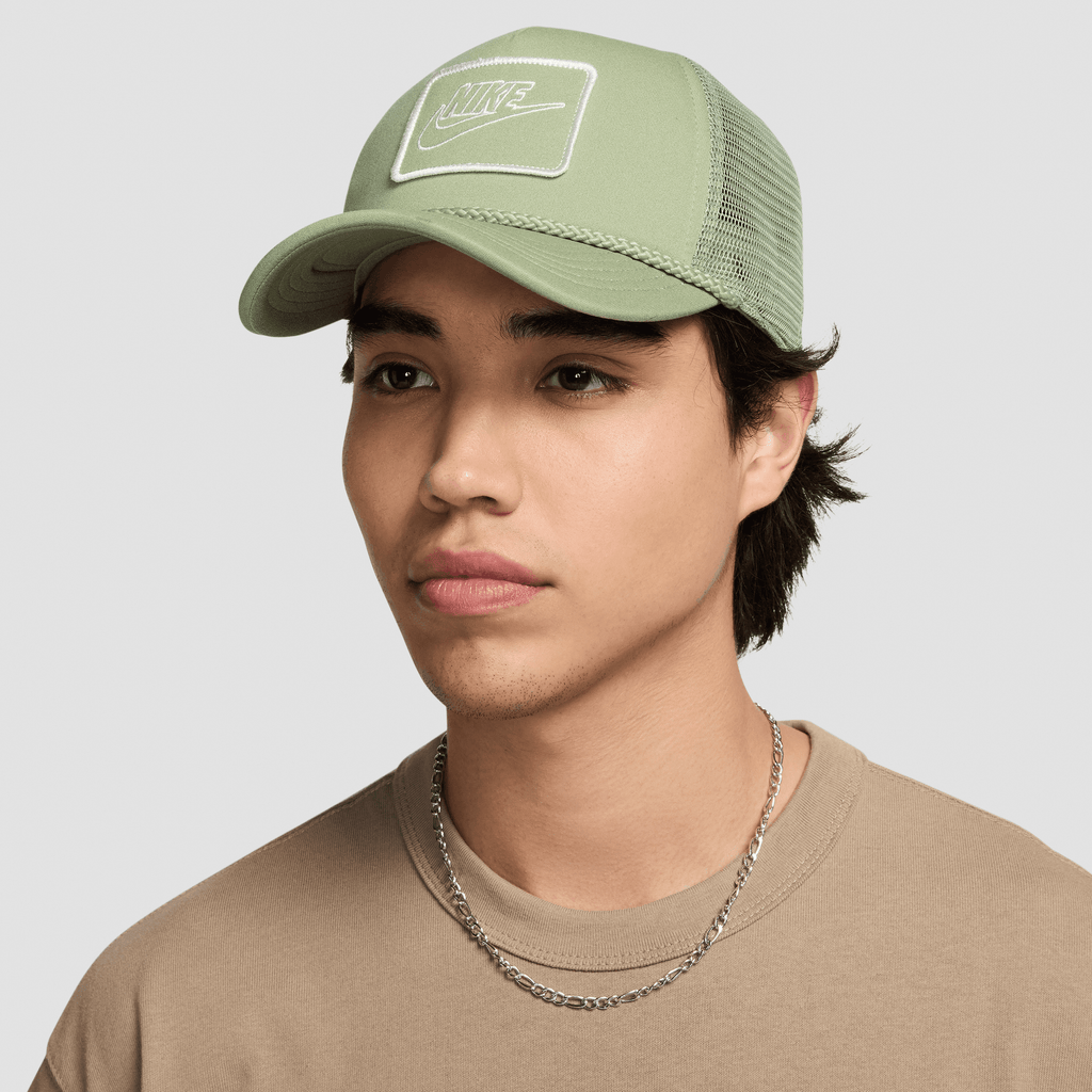 Nike Dri-FIT Rise Structured Trucker Cap "Oil Green" (Unisex)