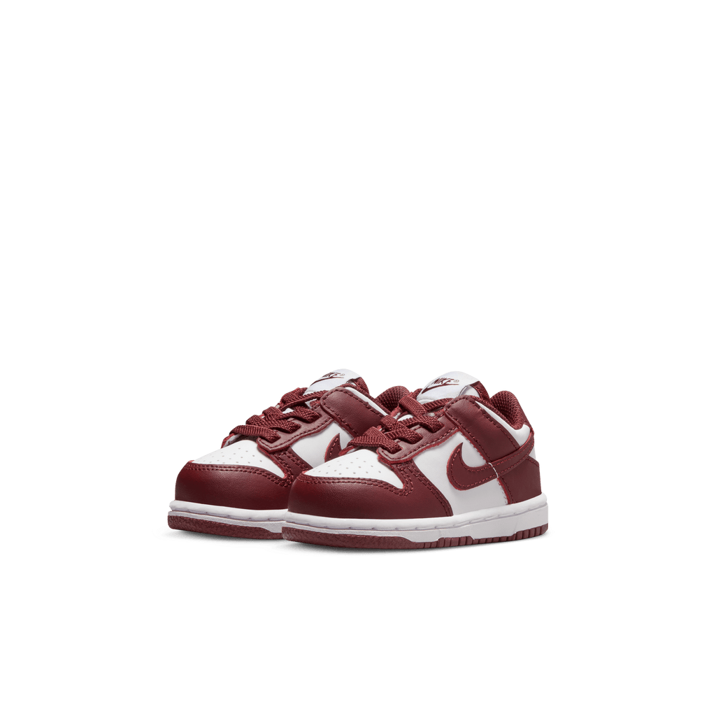 Baby/Toddler Nike Dunk Low "White Gym Red Redwood"