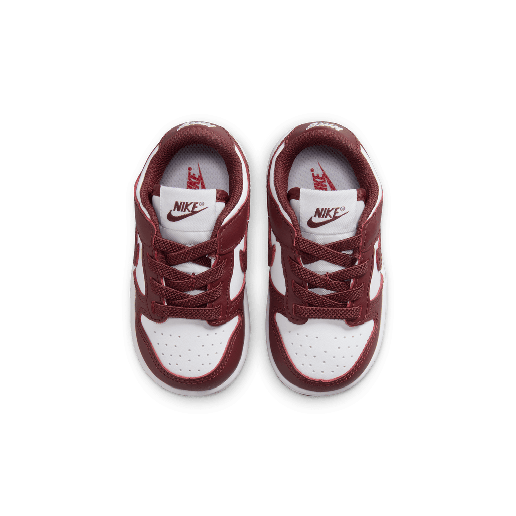 Baby/Toddler Nike Dunk Low "White Gym Red Redwood"