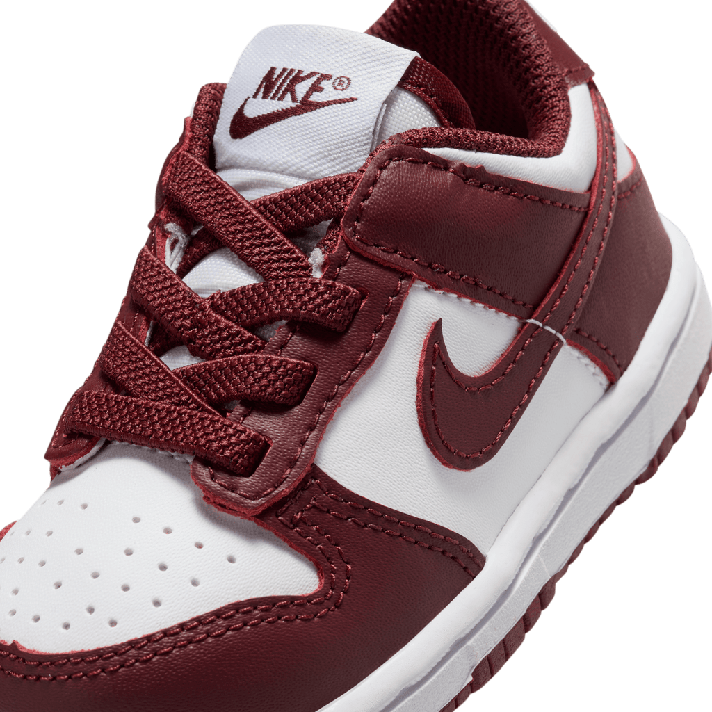 Baby/Toddler Nike Dunk Low "White Gym Red Redwood"