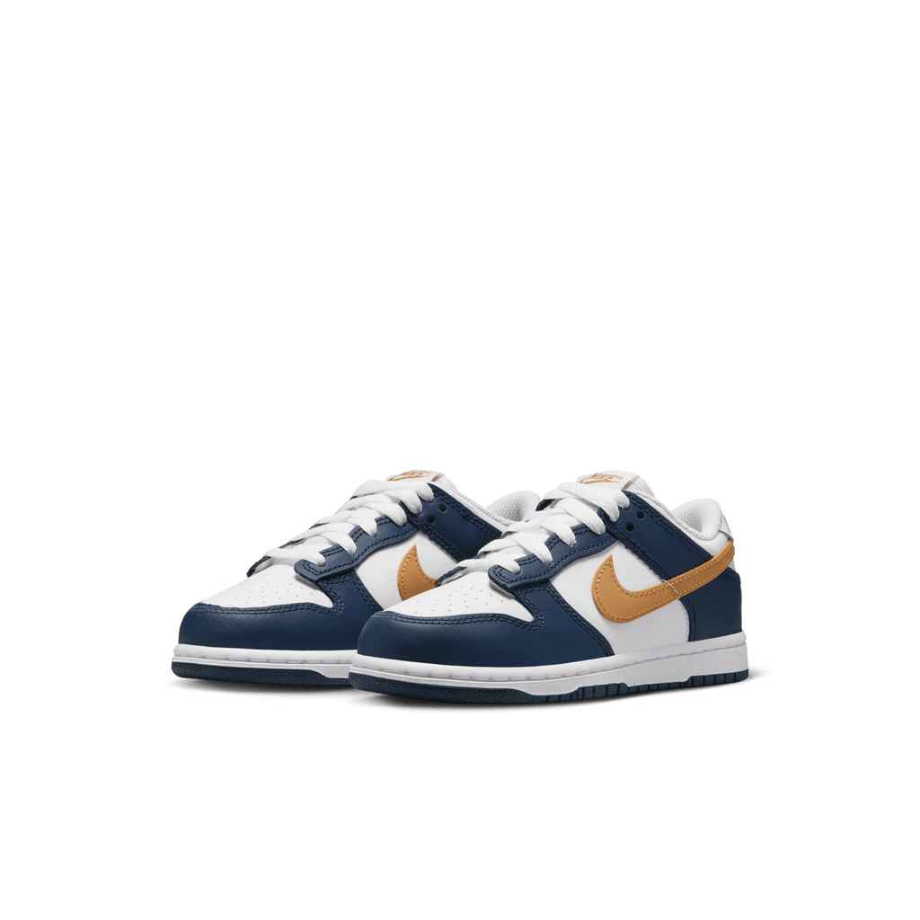 Little Kids' Nike Dunk Low "Midnight Navy Wheat"