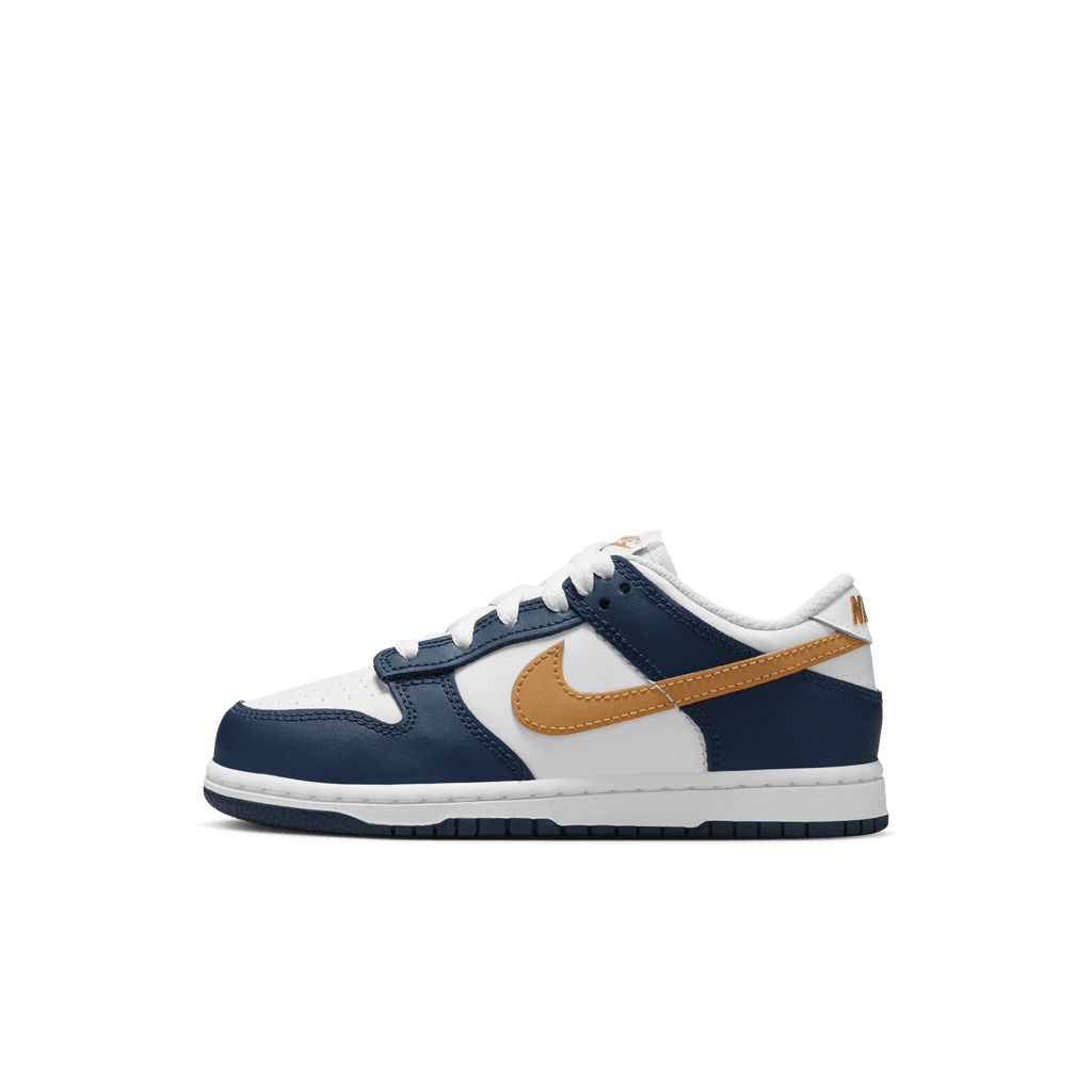 Little Kids' Nike Dunk Low "Midnight Navy Wheat"