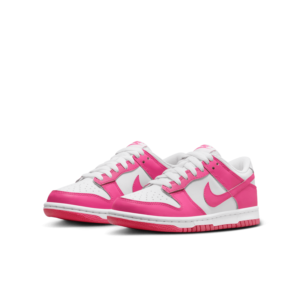 Big Kids' Nike Dunk Low "Laser Fuchsia"