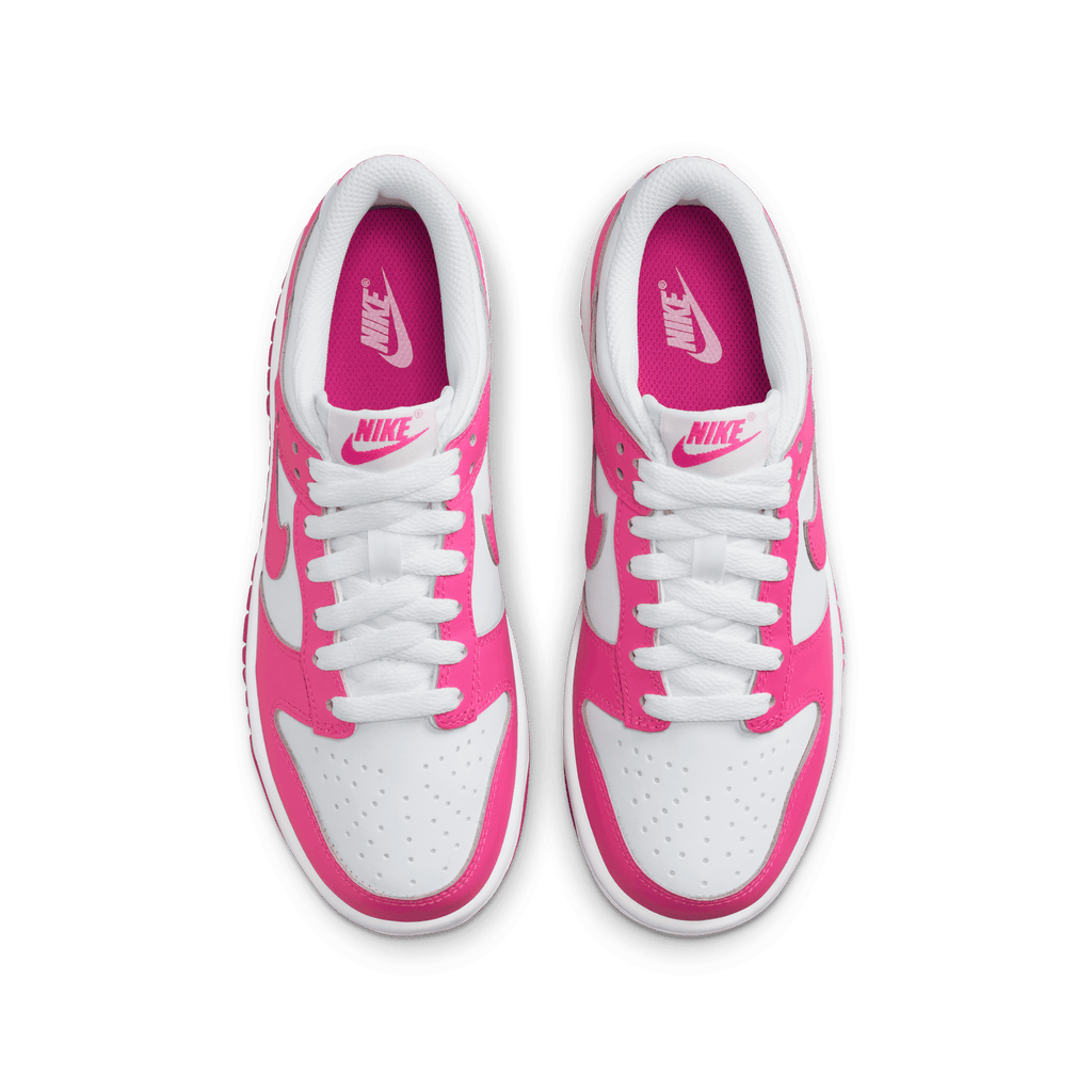 Big Kids' Nike Dunk Low "Laser Fuchsia"