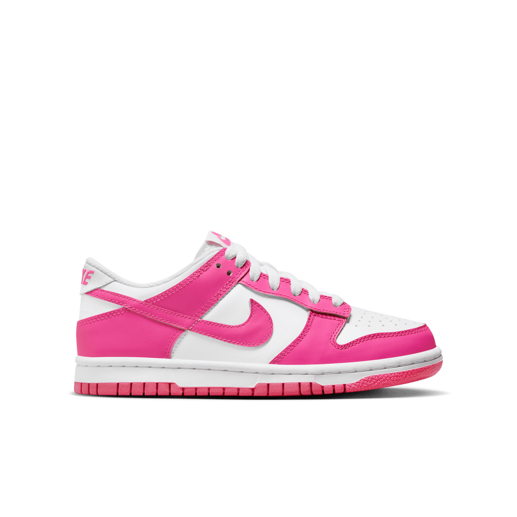 Big Kids' Nike Dunk Low "Laser Fuchsia"