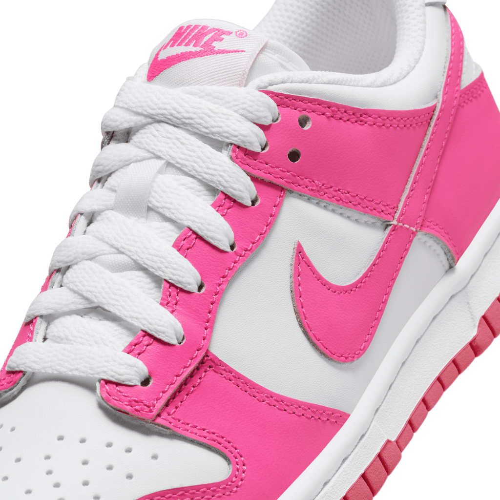 Big Kids' Nike Dunk Low "Laser Fuchsia"