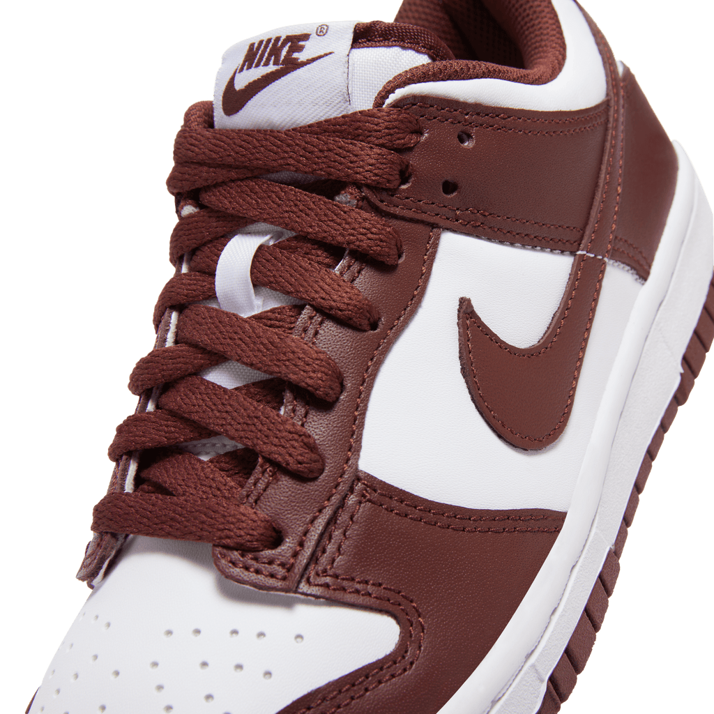 Big Kids' Nike Dunk Low "Redwood-Gym Red White"