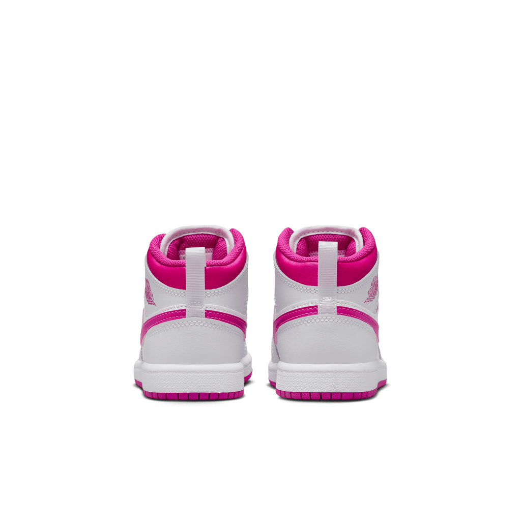 Little Kids' Jordan 1 Mid "Fire Pink"