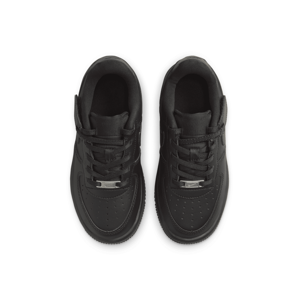 Little Kids' Nike Force 1 Low EasyOn "Triple Black"