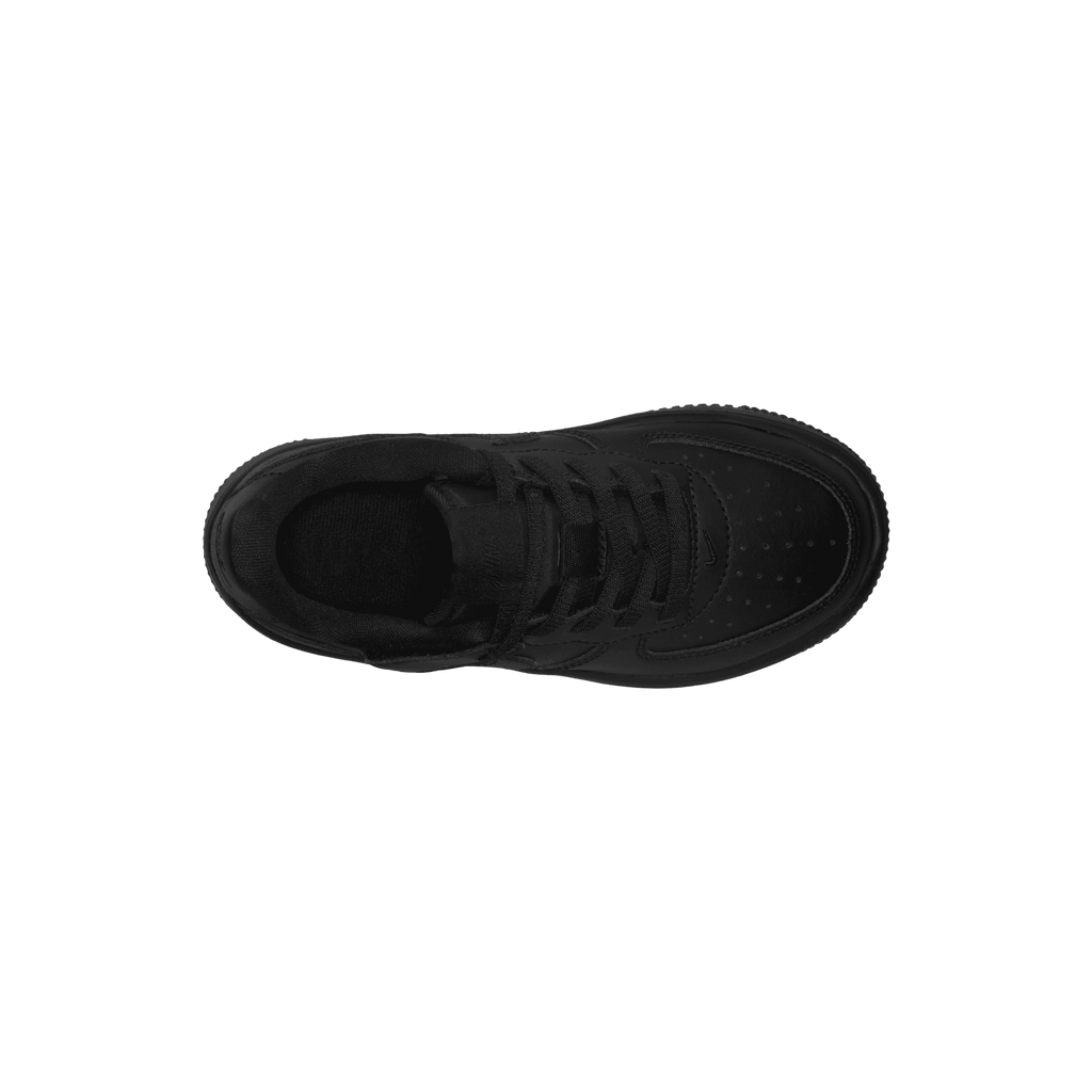 Little Kids' Nike Force 1 Low EasyOn "Triple Black"