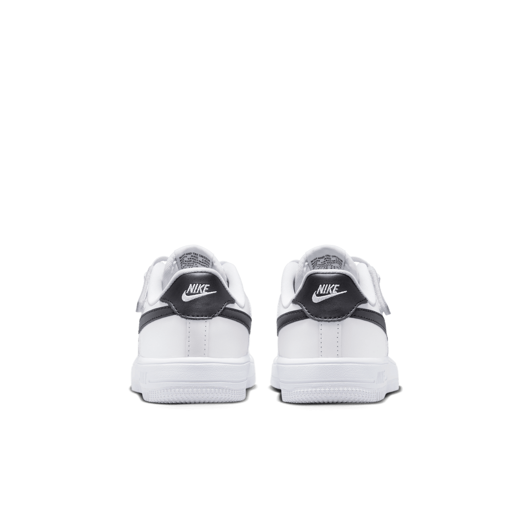 Little Kids' Nike Force 1 Low EasyOn "White Black"