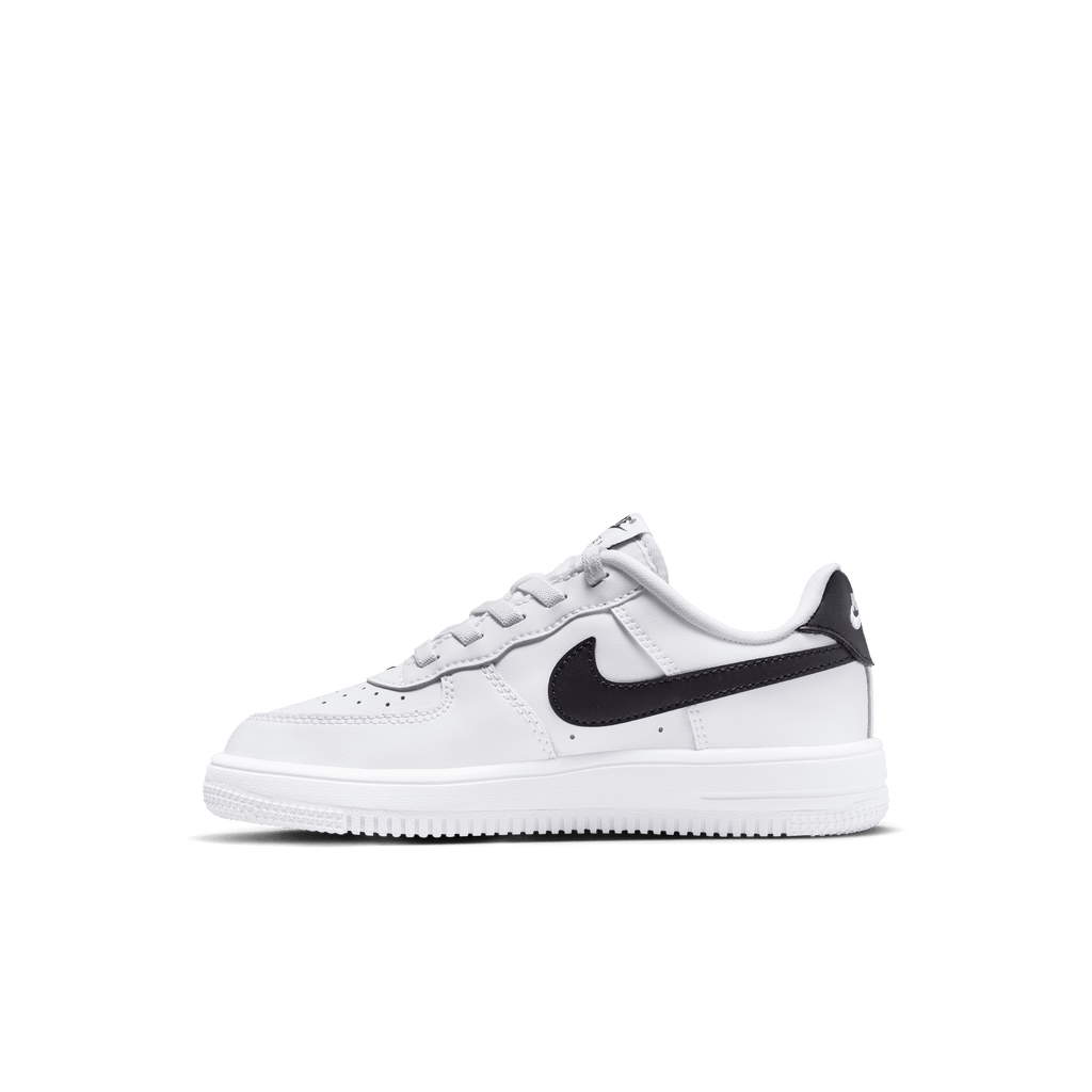 Little Kids' Nike Force 1 Low EasyOn "White Black"