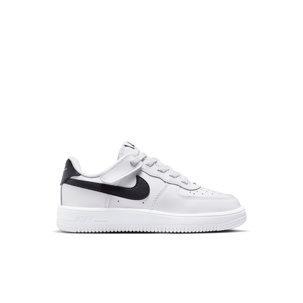 Little Kids' Nike Force 1 Low EasyOn "White Black"