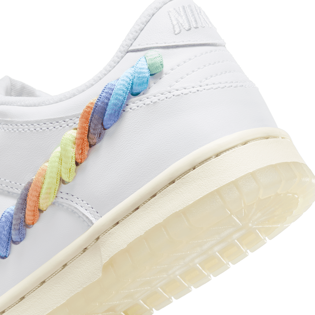 Big Kids' Nike Dunk Low SE "Rainbow Swoosh"