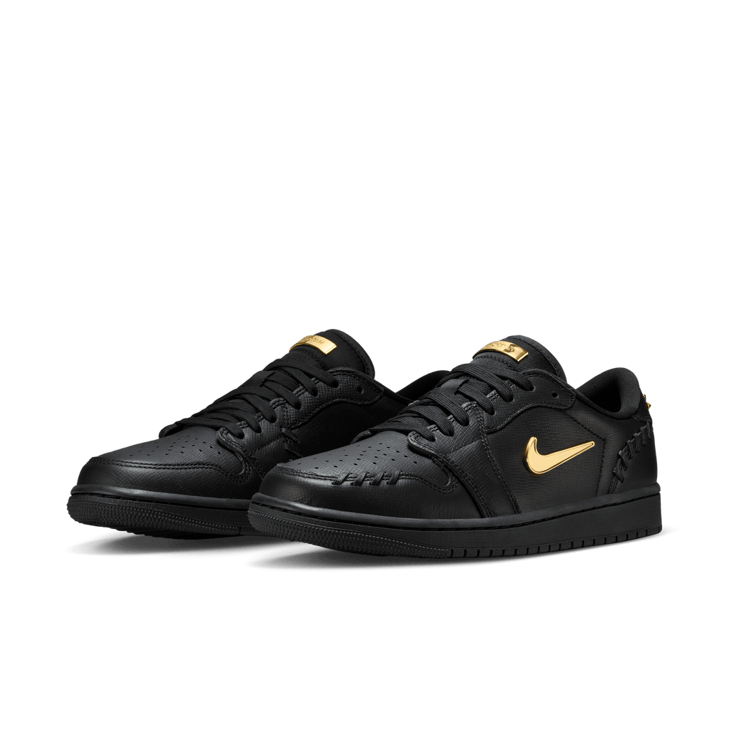 Women's Air Jordan 1 Low Method of Make "Black Metallic Gold"