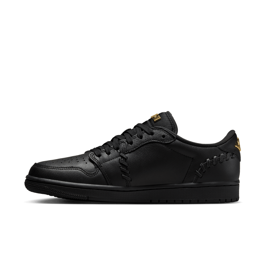 Women's Air Jordan 1 Low Method of Make "Black Metallic Gold"