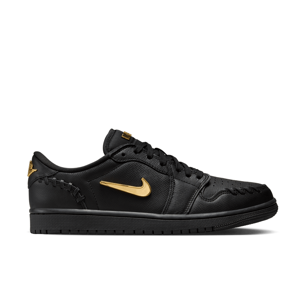 Women's Air Jordan 1 Low Method of Make "Black Metallic Gold"