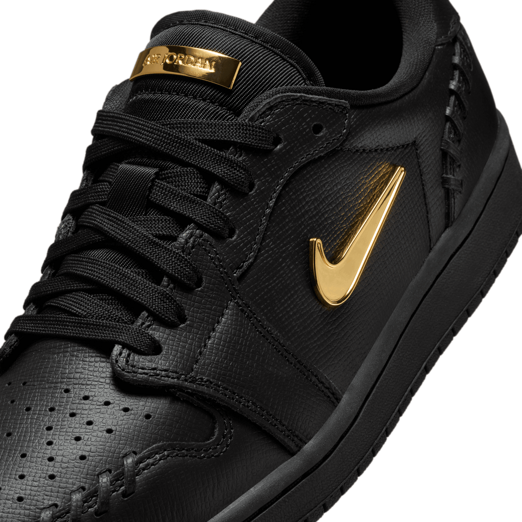 Women's Air Jordan 1 Low Method of Make "Black Metallic Gold"