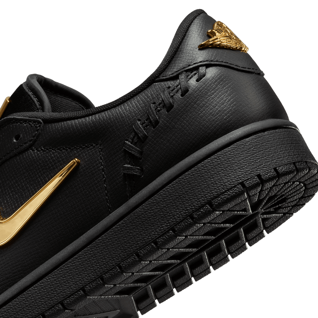 Women's Air Jordan 1 Low Method of Make "Black Metallic Gold"