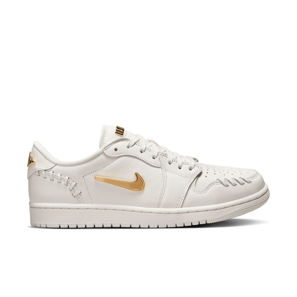 Women's Air Jordan 1 Low Method of Make " Sail Metallic Gold"