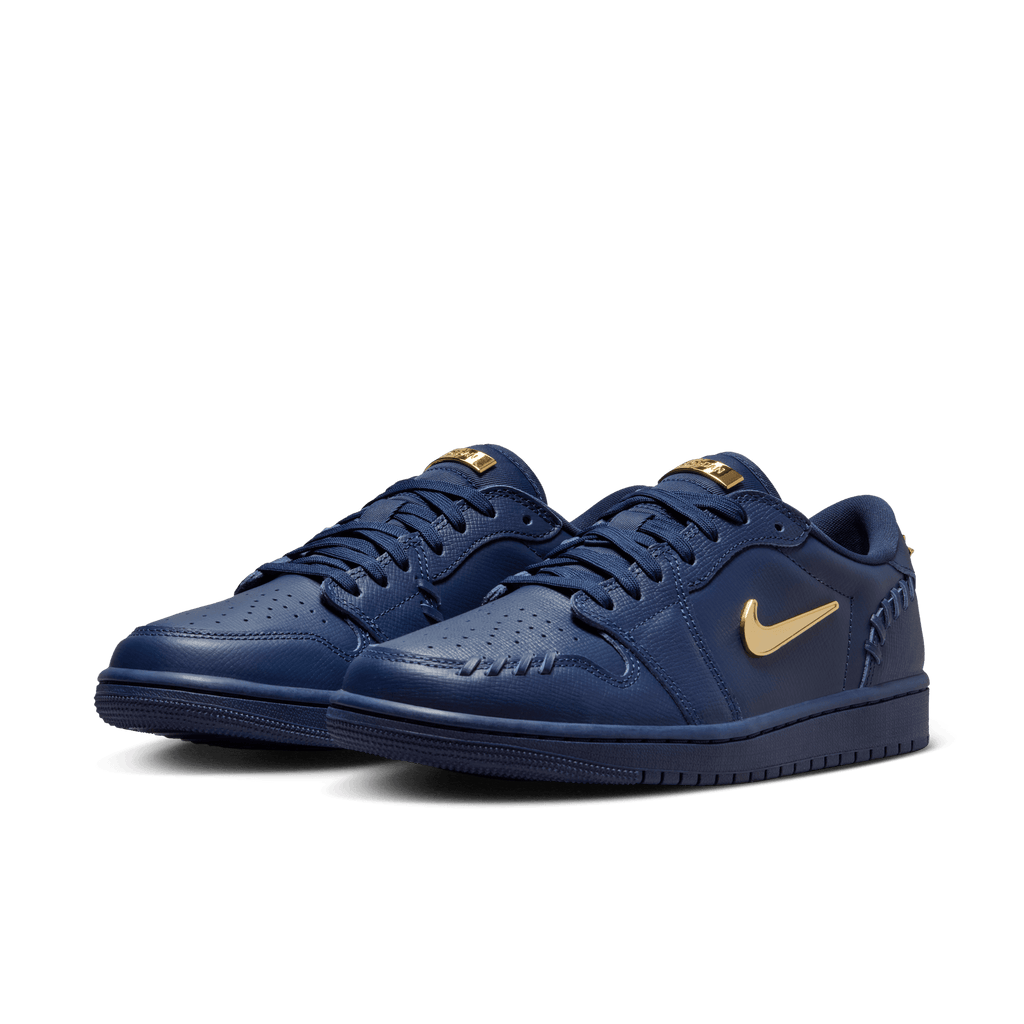 Women's Air Jordan 1 Low Method of Make "Navy Metallic Gold"