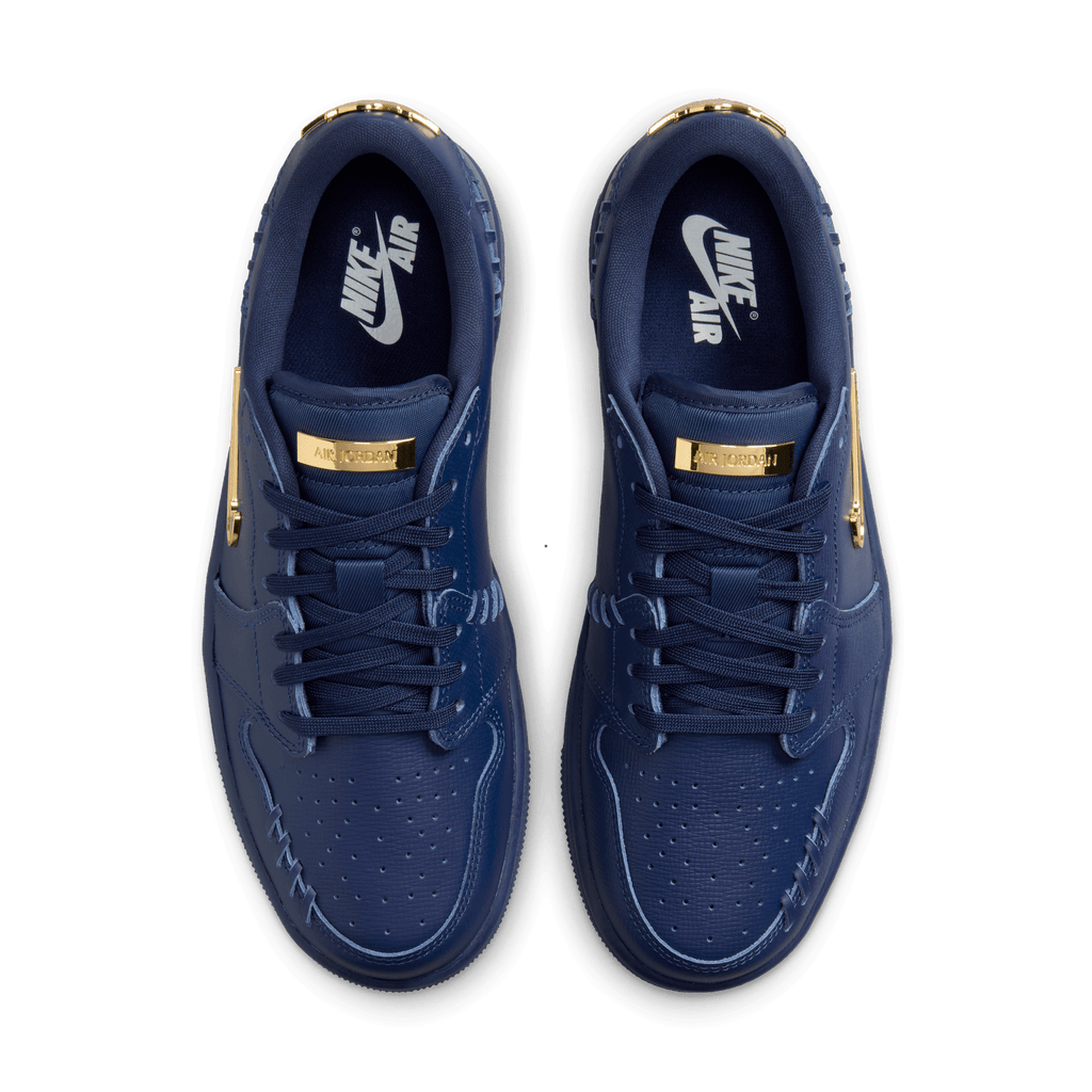 Women's Air Jordan 1 Low Method of Make "Navy Metallic Gold"