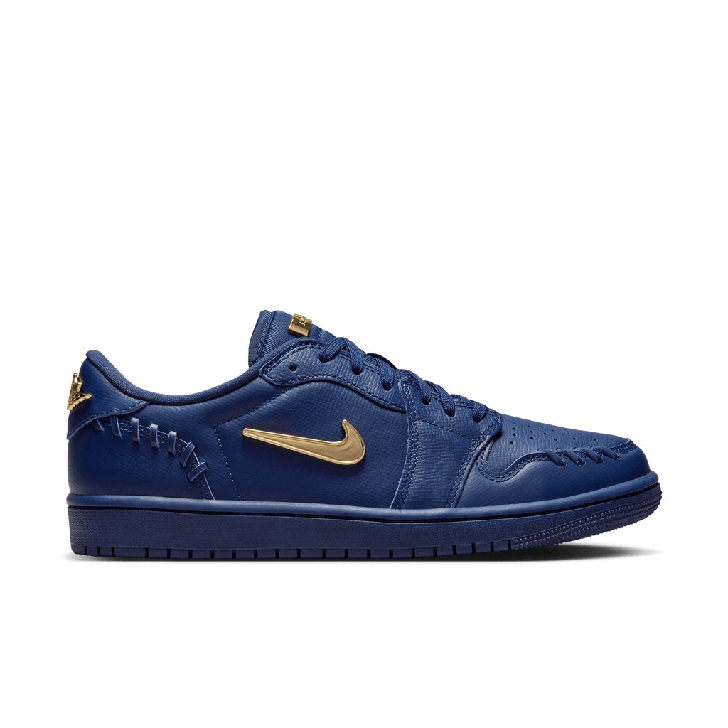 Women's Air Jordan 1 Low Method of Make "Navy Metallic Gold"