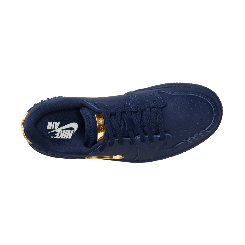 Women's Air Jordan 1 Low Method of Make "Navy Metallic Gold"