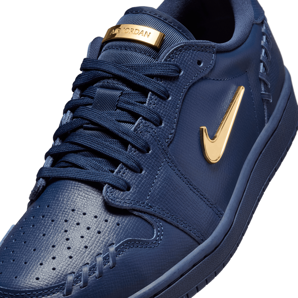 Women's Air Jordan 1 Low Method of Make "Navy Metallic Gold"