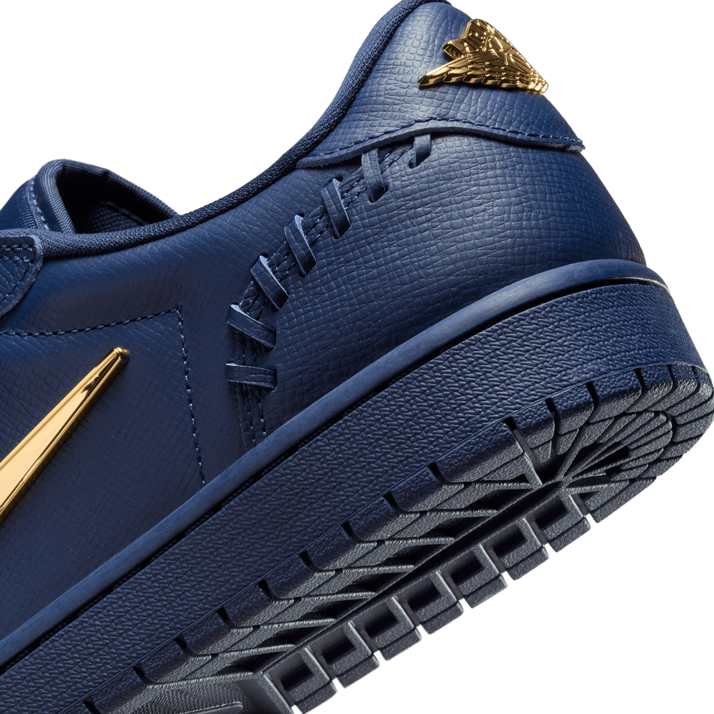 Women's Air Jordan 1 Low Method of Make "Navy Metallic Gold"