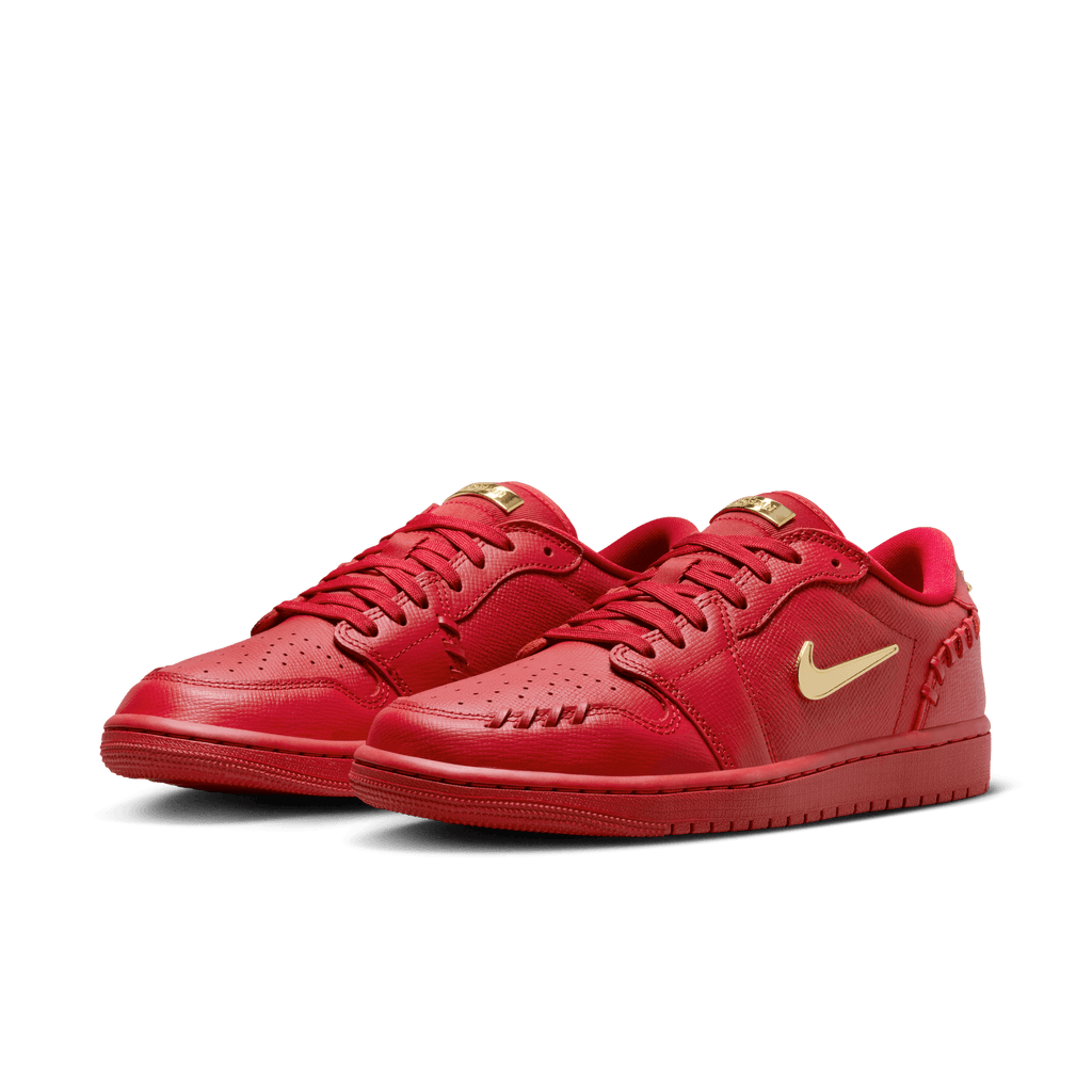 Women's Air Jordan 1 Low Method of Make "Gym Red Metallic Gold"