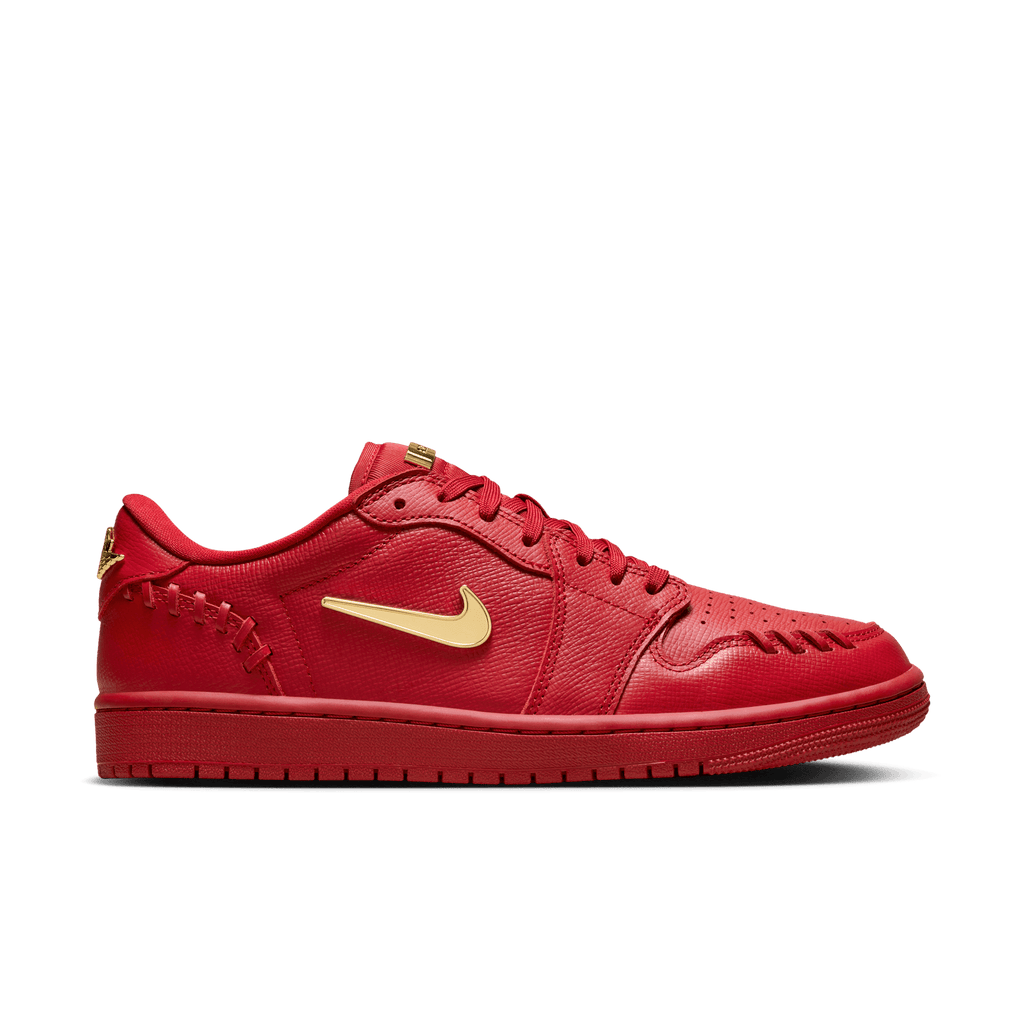 Women's Air Jordan 1 Low Method of Make "Gym Red Metallic Gold"