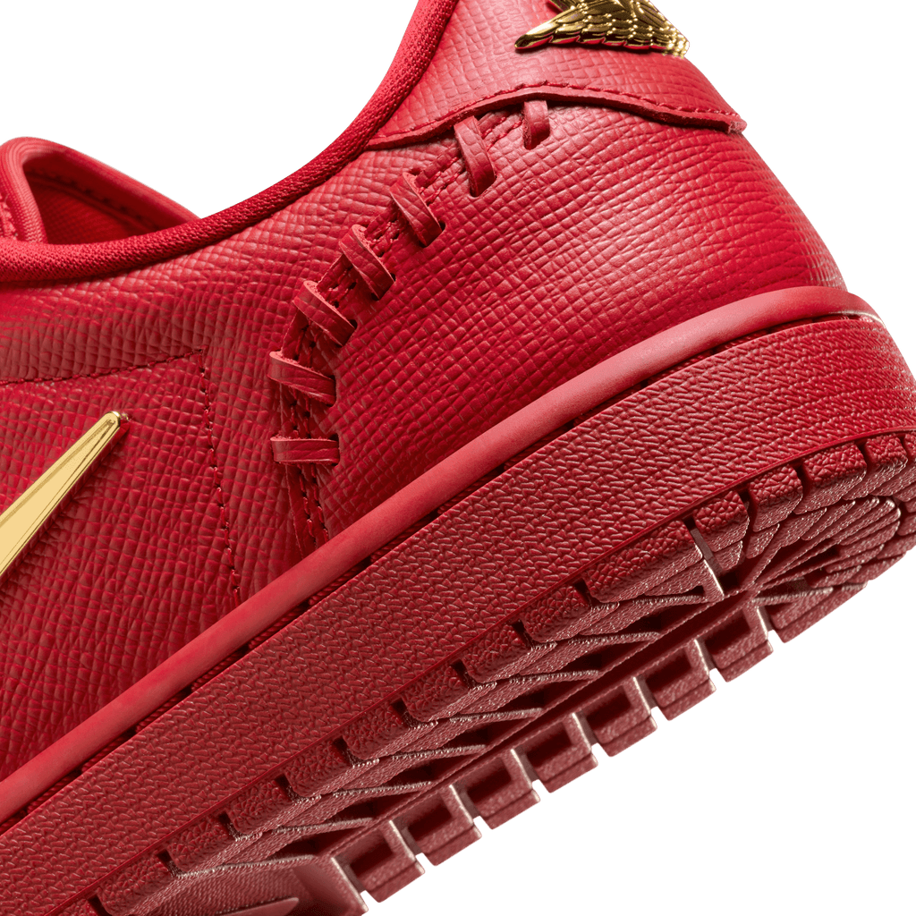 Women's Air Jordan 1 Low Method of Make "Gym Red Metallic Gold"