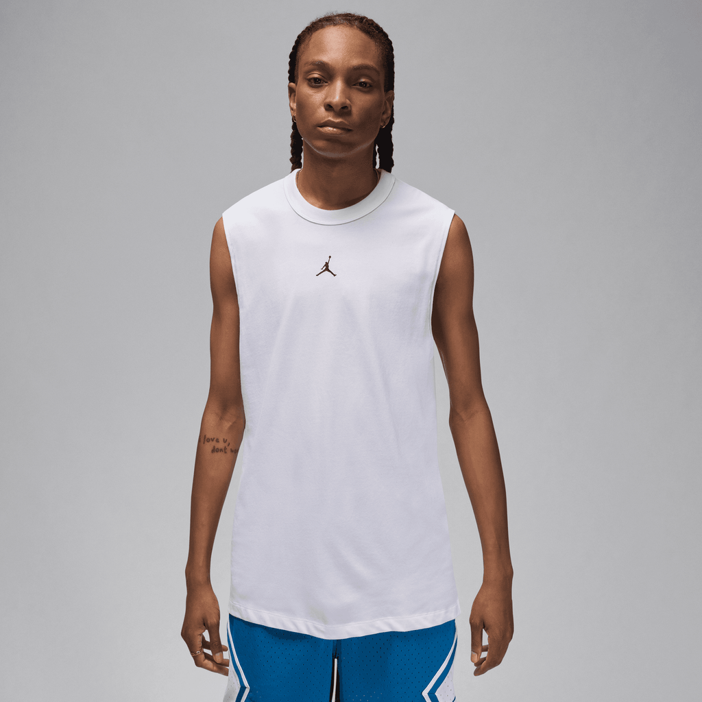 Men's Jordan Sport Dri-FIT Sleeveless Top "White/Black"