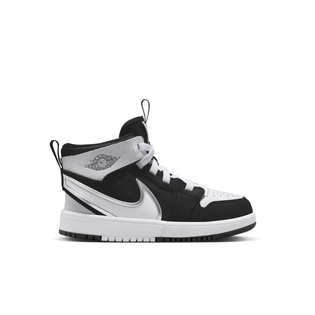 Little Kids' Jordan 1 Mid RM EasyOn "Black White"