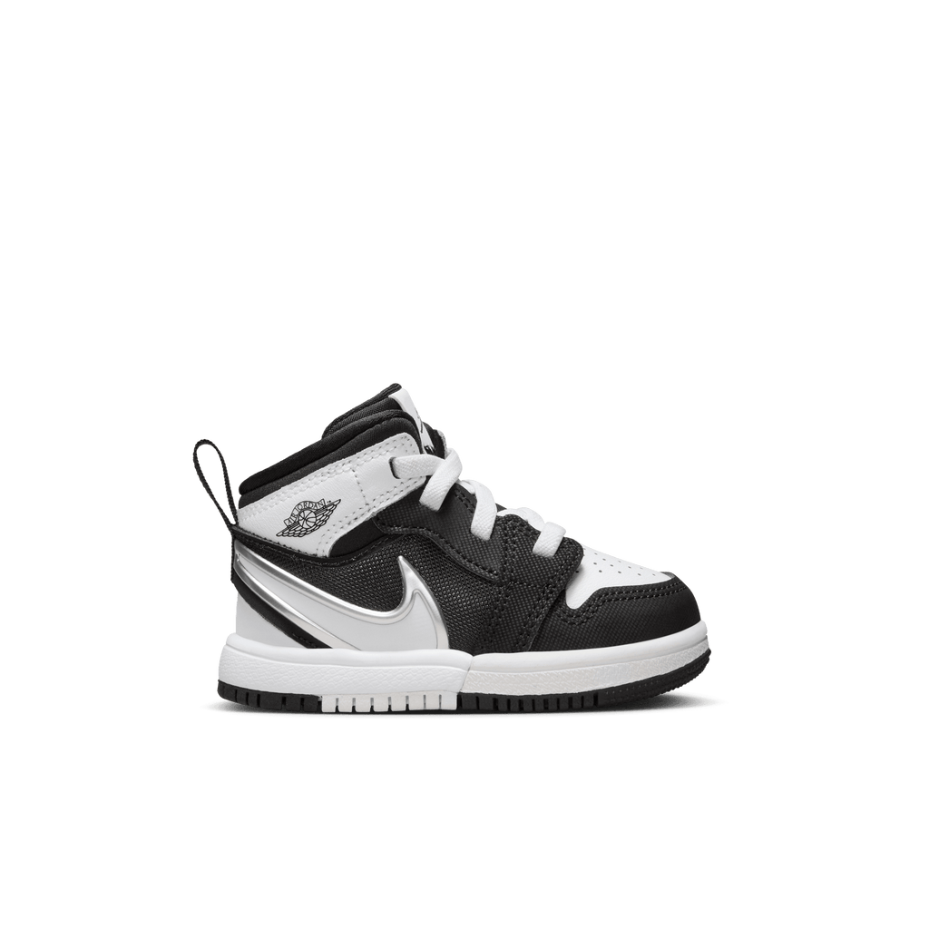 Baby/Toddler Jordan 1 Mid RM EasyOn "Black White"