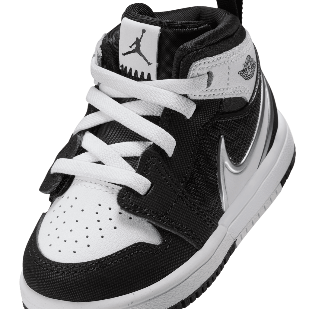 Baby/Toddler Jordan 1 Mid RM EasyOn "Black White"