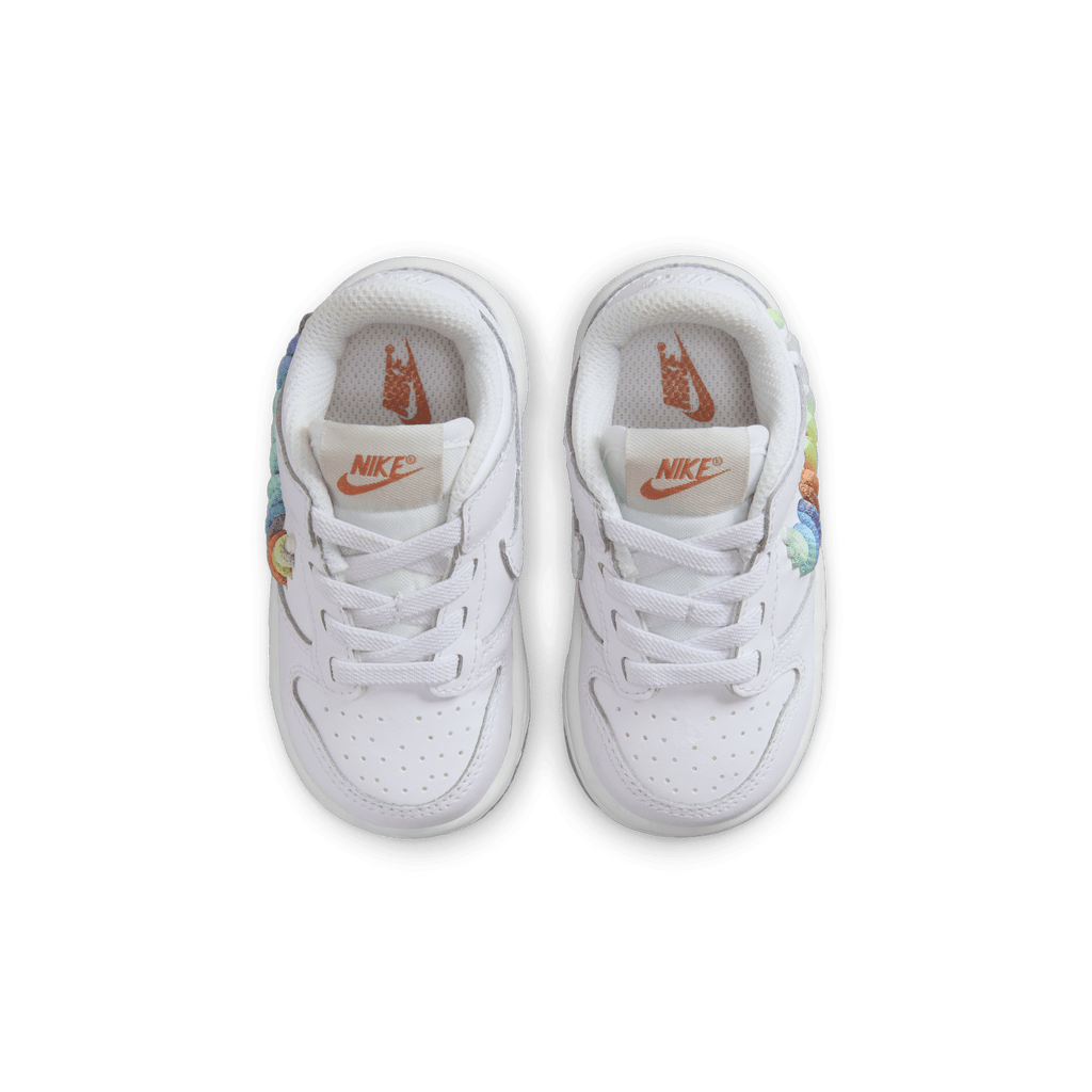 Baby/Toddler Nike Dunk Low "Rainbow Swoosh"