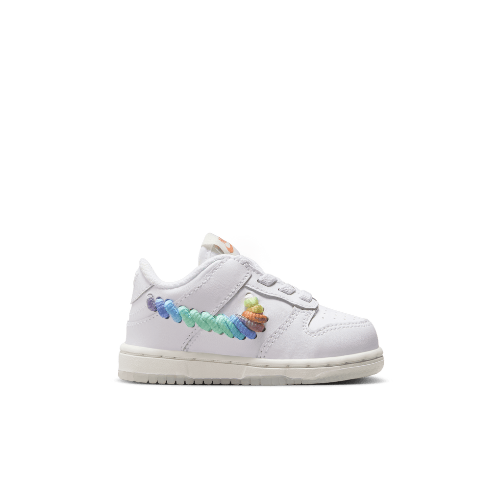 Baby/Toddler Nike Dunk Low "Rainbow Swoosh"