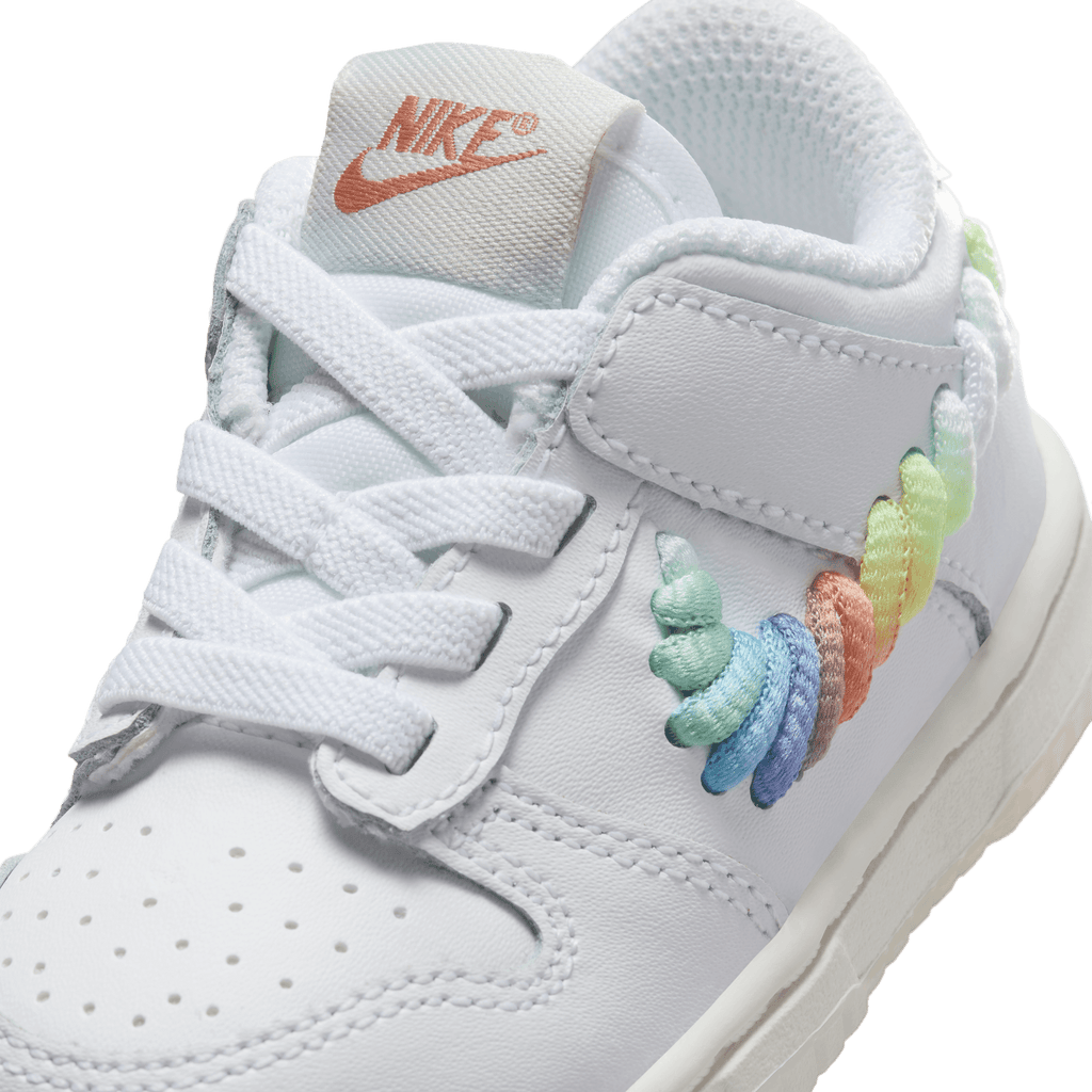 Baby/Toddler Nike Dunk Low "Rainbow Swoosh"