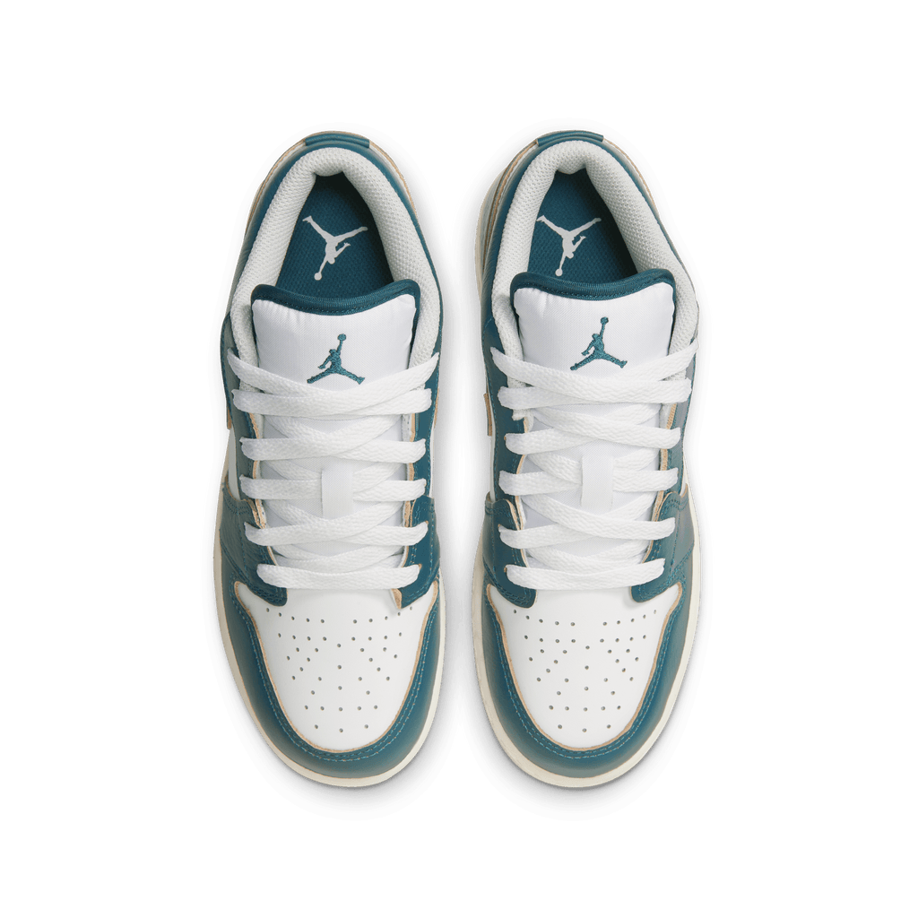 Big Kids' Air Jordan 1 Low SE "Oxidized Green"