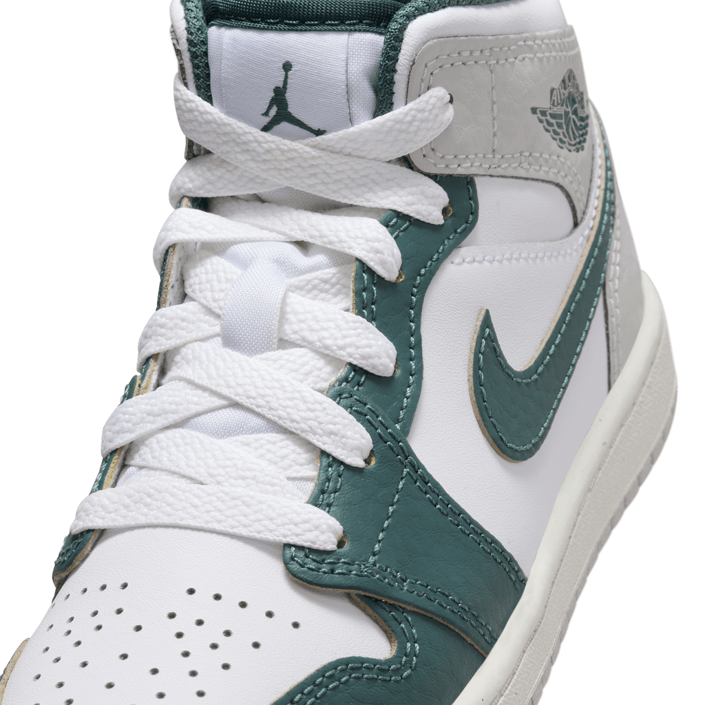 Little Kids' Jordan 1 Mid SE "Oxidized Green"