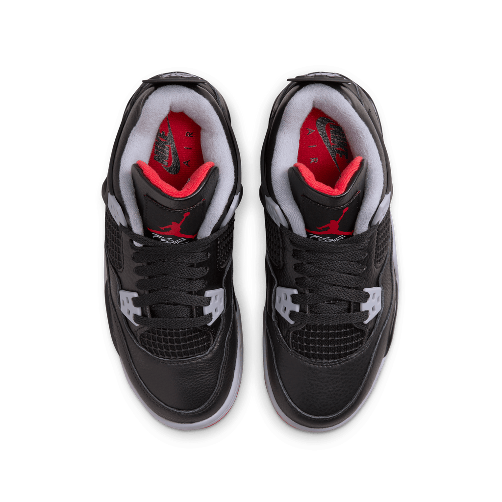 Big Kids' Air Jordan 4 Retro "Bred Reimagined"