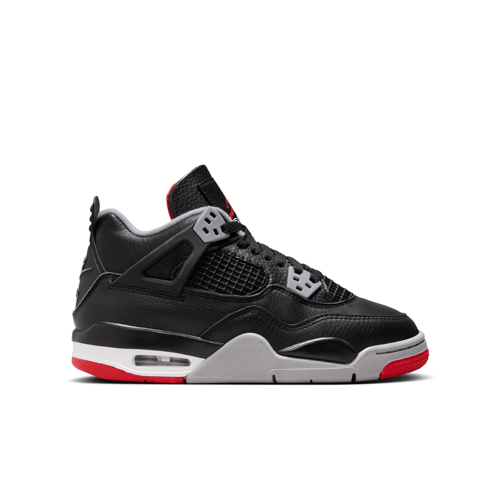 Big Kids' Air Jordan 4 Retro "Bred Reimagined"